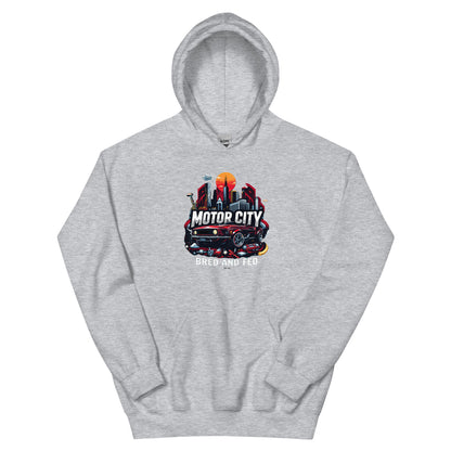 North-South Detroit Motor City Hoodie