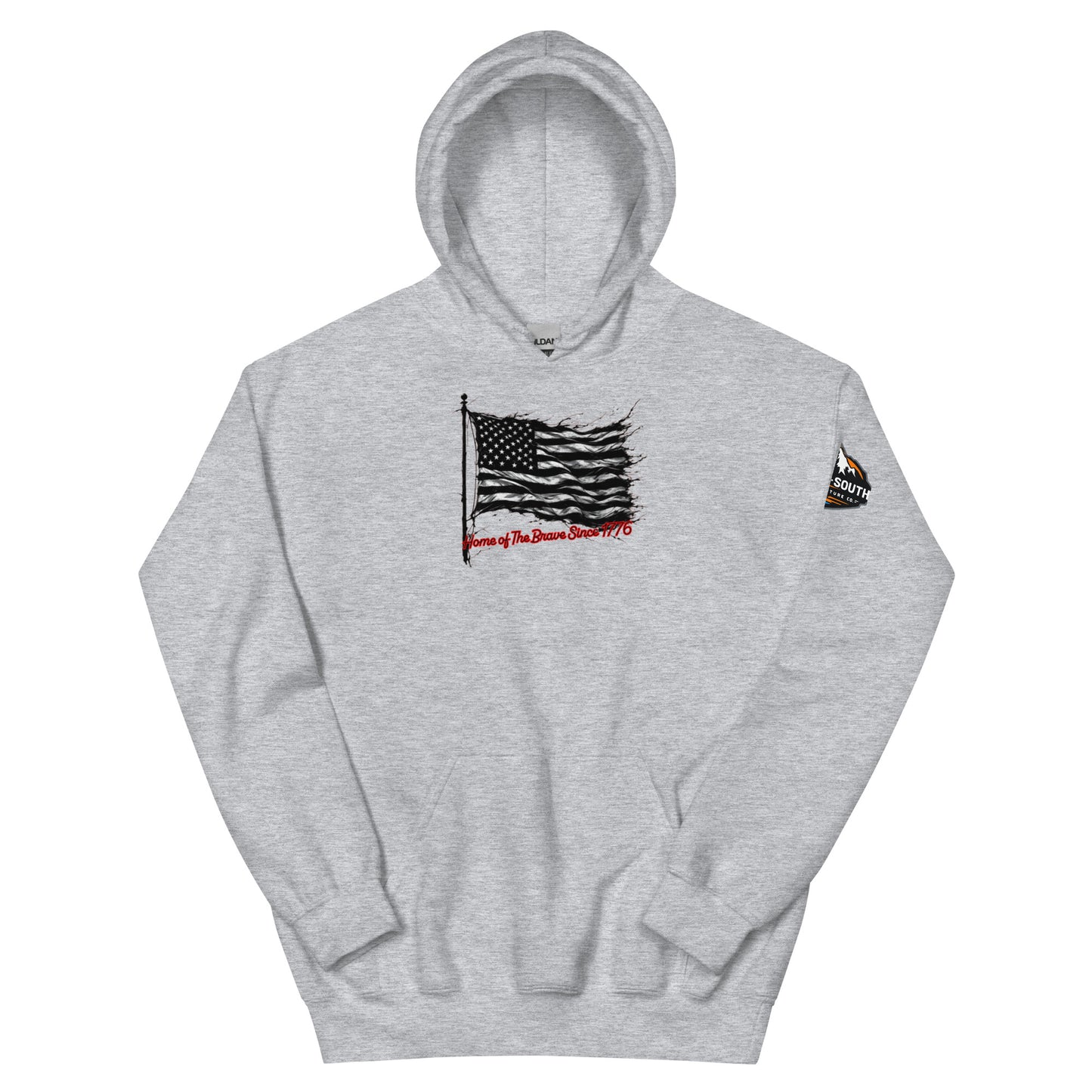 North-South Home Of The Brave Unisex Hoodie