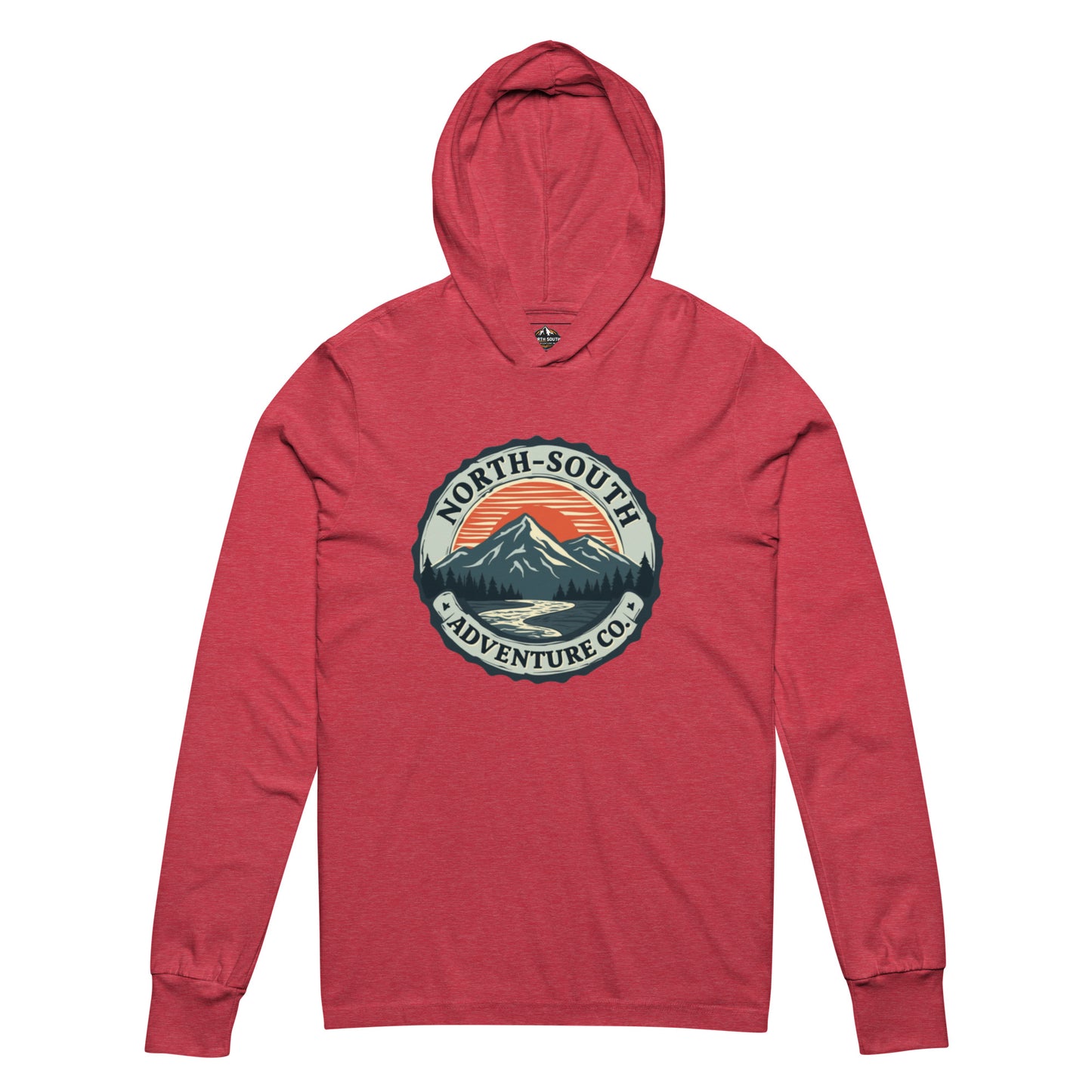 North-South Mountain Rise Hooded Long Sleeve Shirt