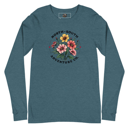 North-South Women's Wildflower Long  Sleeve Tee