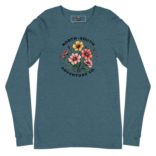 North-South Women's Wildflower Long  Sleeve Tee