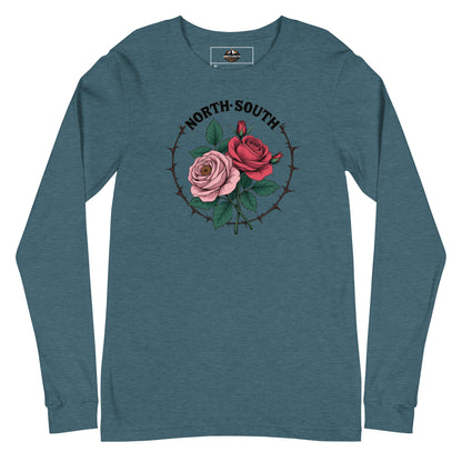 North-South Women's Rose Long Sleeve Tee