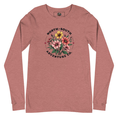 North-South Women's Wildflower Long  Sleeve Tee