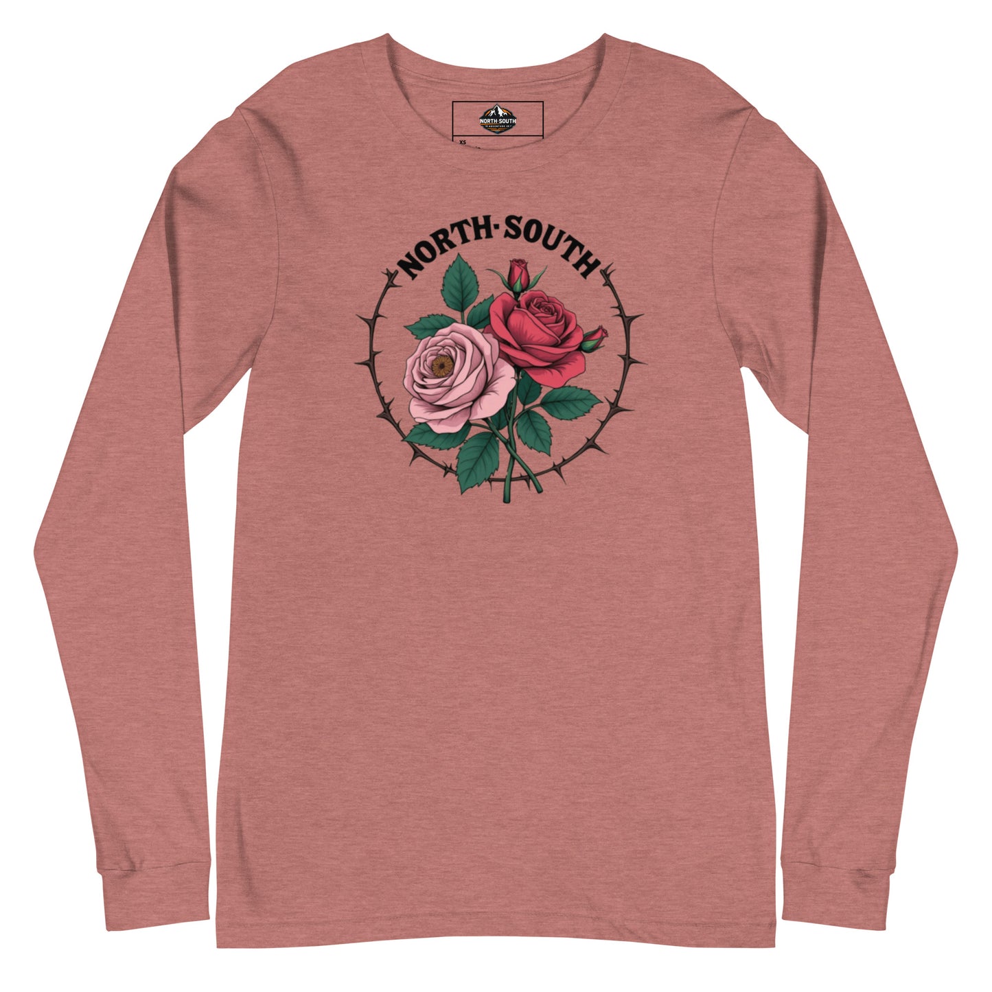 North-South Women's Rose Long Sleeve Tee