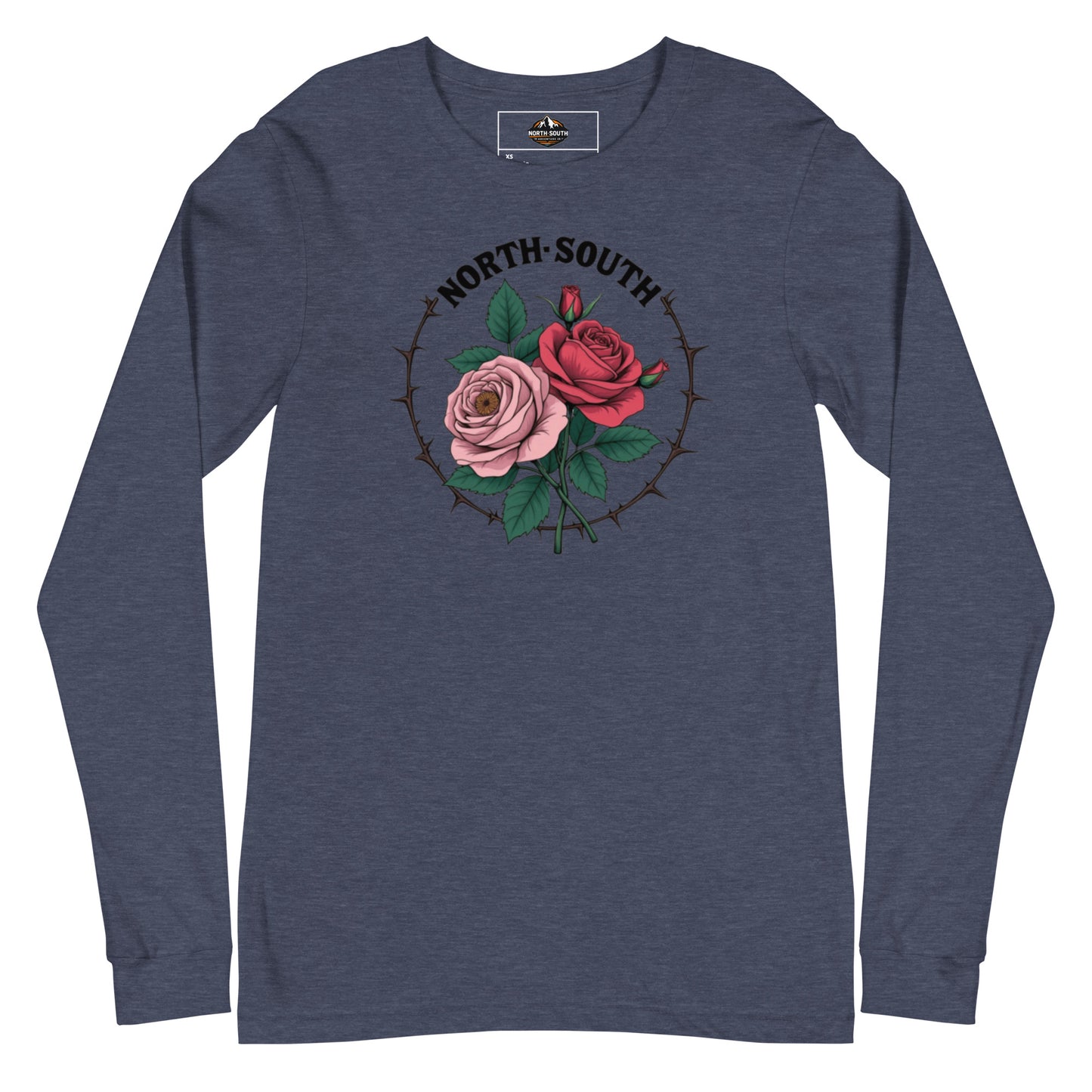 North-South Women's Rose Long Sleeve Tee