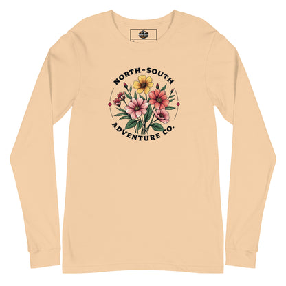 North-South Women's Wildflower Long  Sleeve Tee