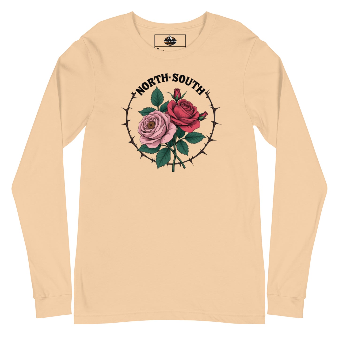 North-South Women's Rose Long Sleeve Tee