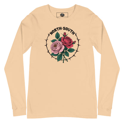 North-South Women's Rose Long Sleeve Tee