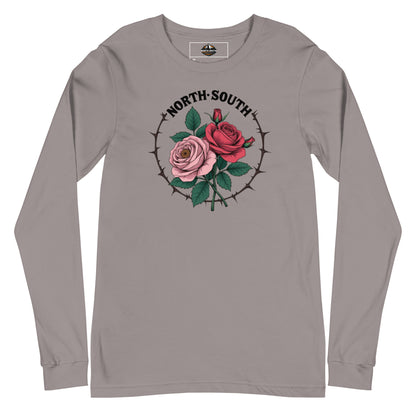 North-South Women's Rose Long Sleeve Tee