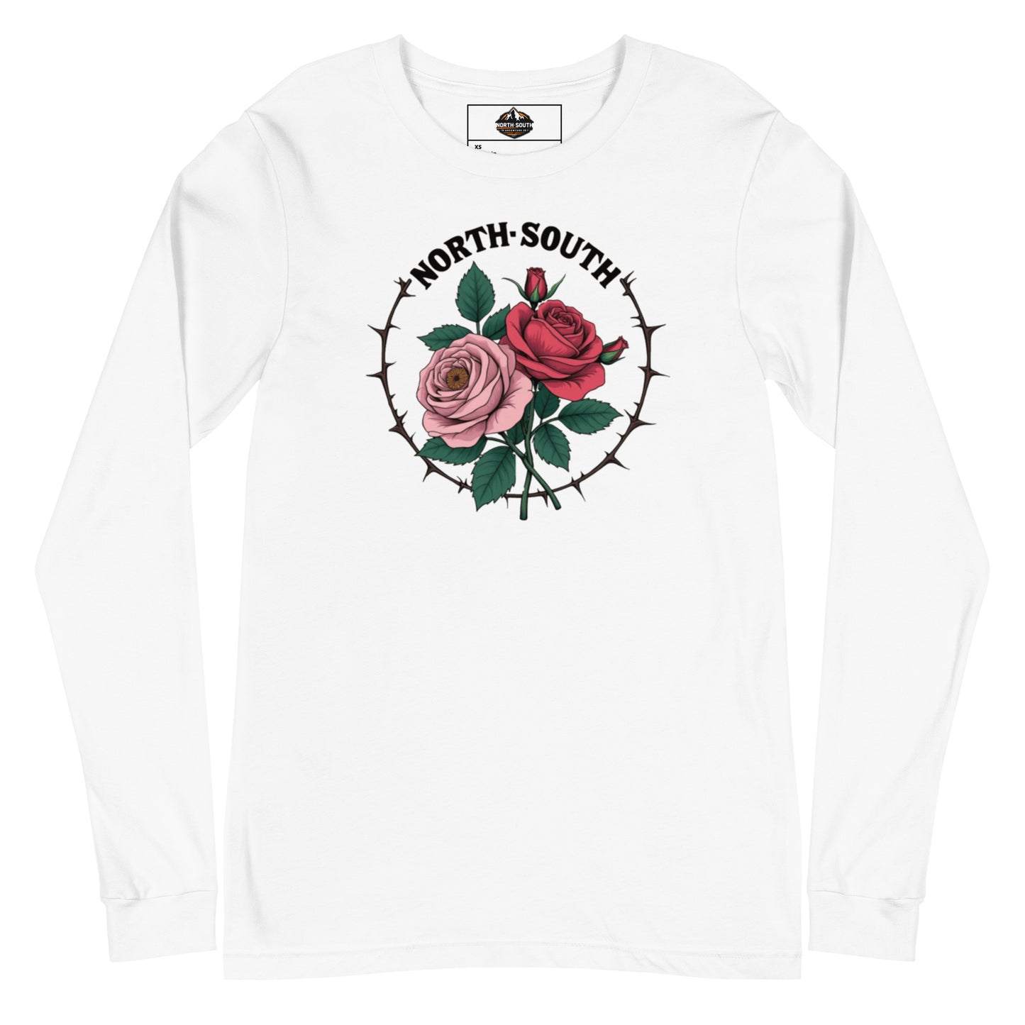 North-South Women's Rose Long Sleeve Tee