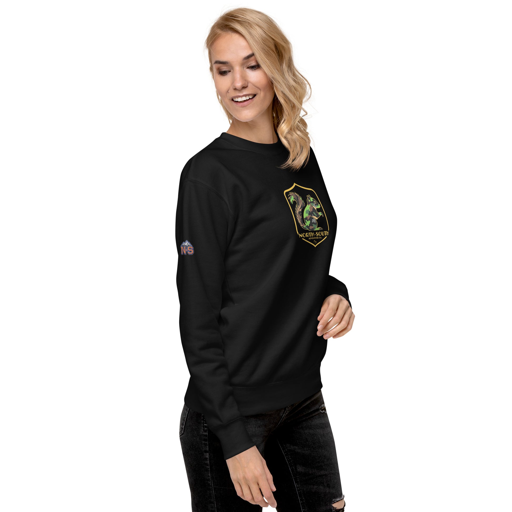 North-South Camo Squirrel Premium Sweatshirt