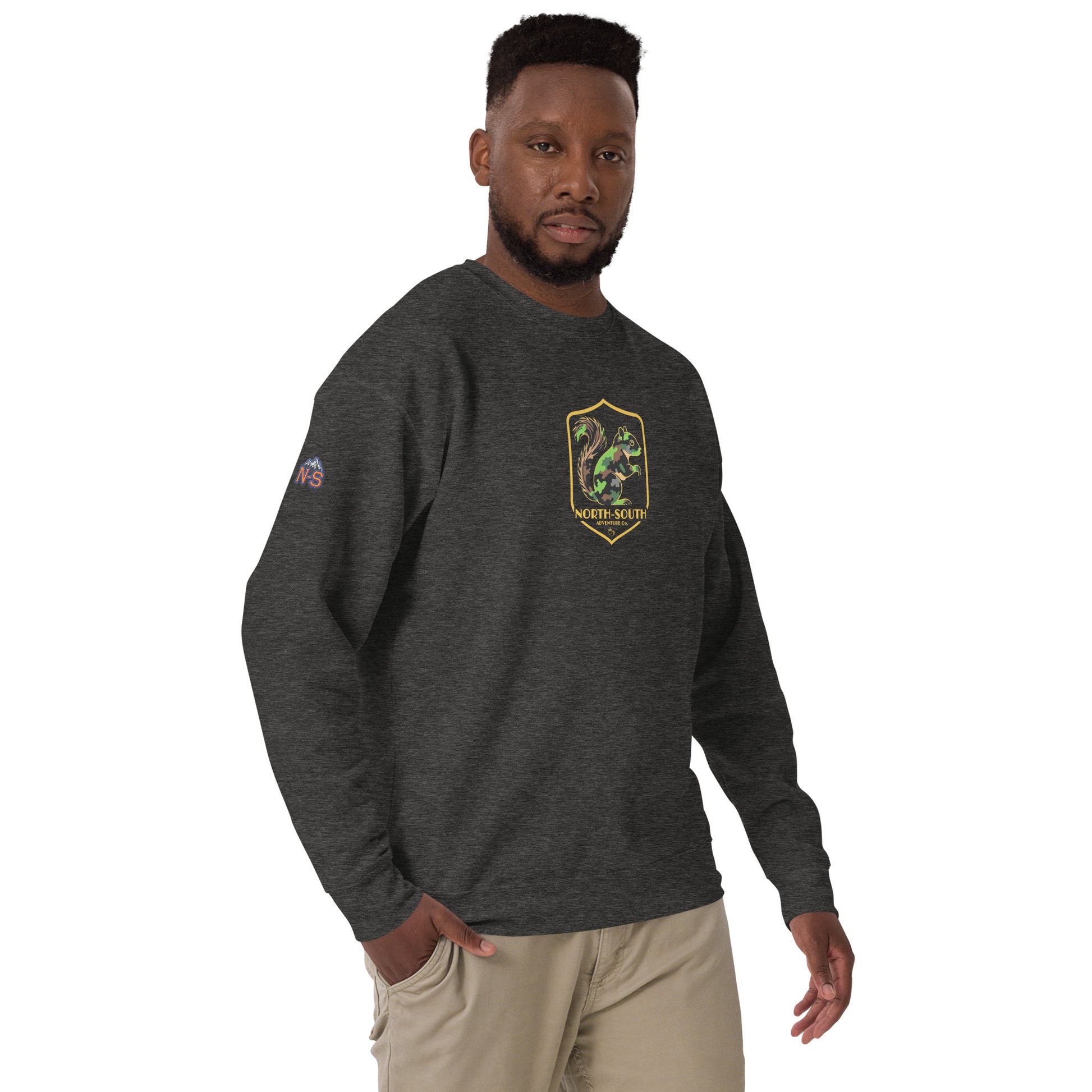 North-South Camo Squirrel Premium Sweatshirt