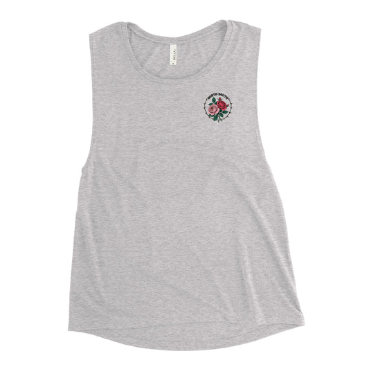 Women's tank top, muscle, tee, soft, athletic, gym wear, north south ladies'