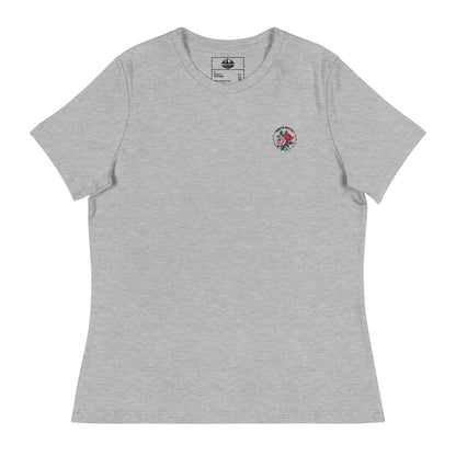 North-South Rose Chest Logo Women's Tee