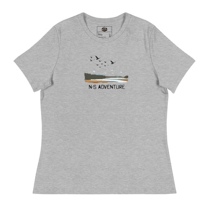 North-South Migrating Geese Women's Relaxed Tee