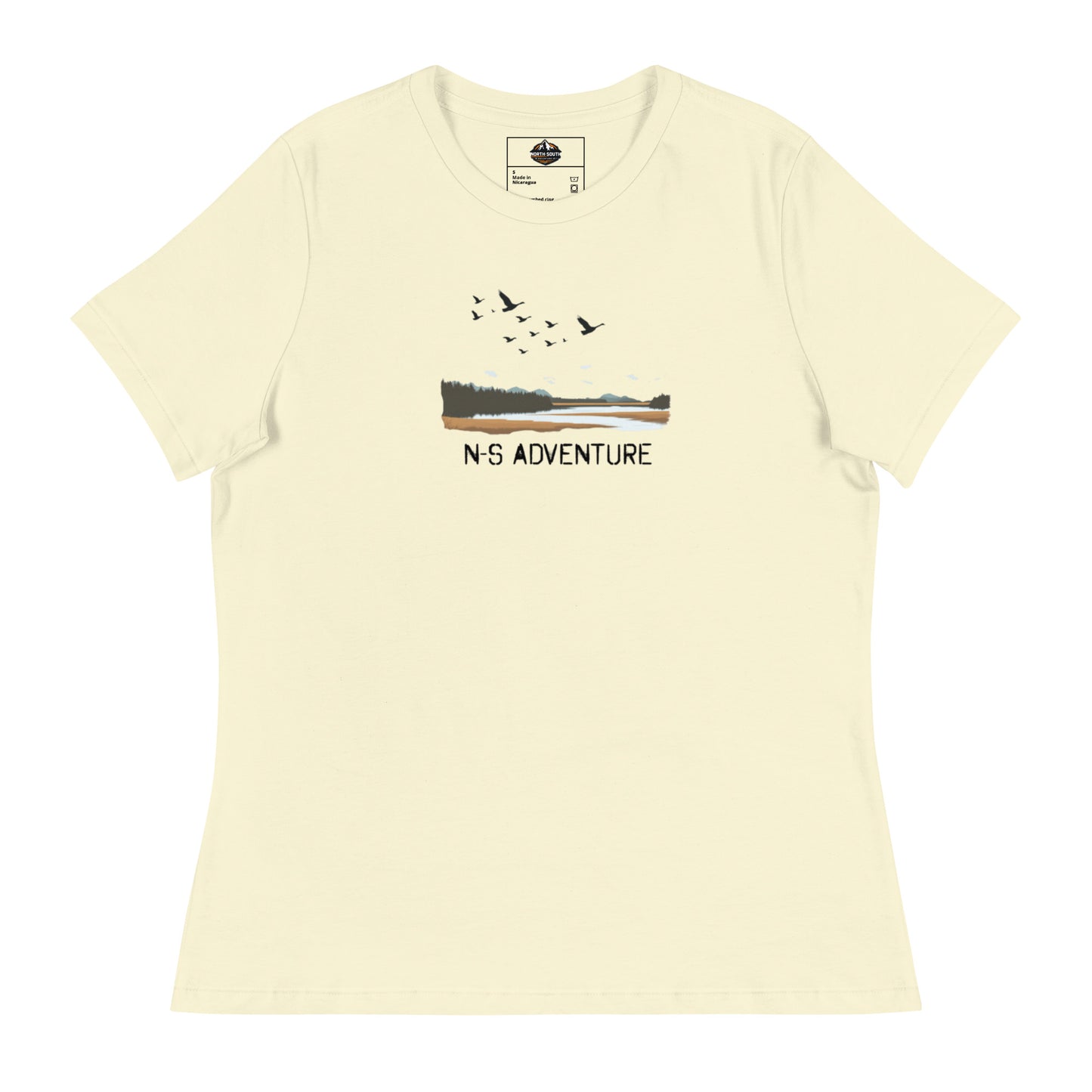 North-South Migrating Geese Women's Relaxed Tee