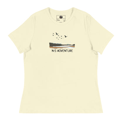 North-South Migrating Geese Women's Relaxed Tee