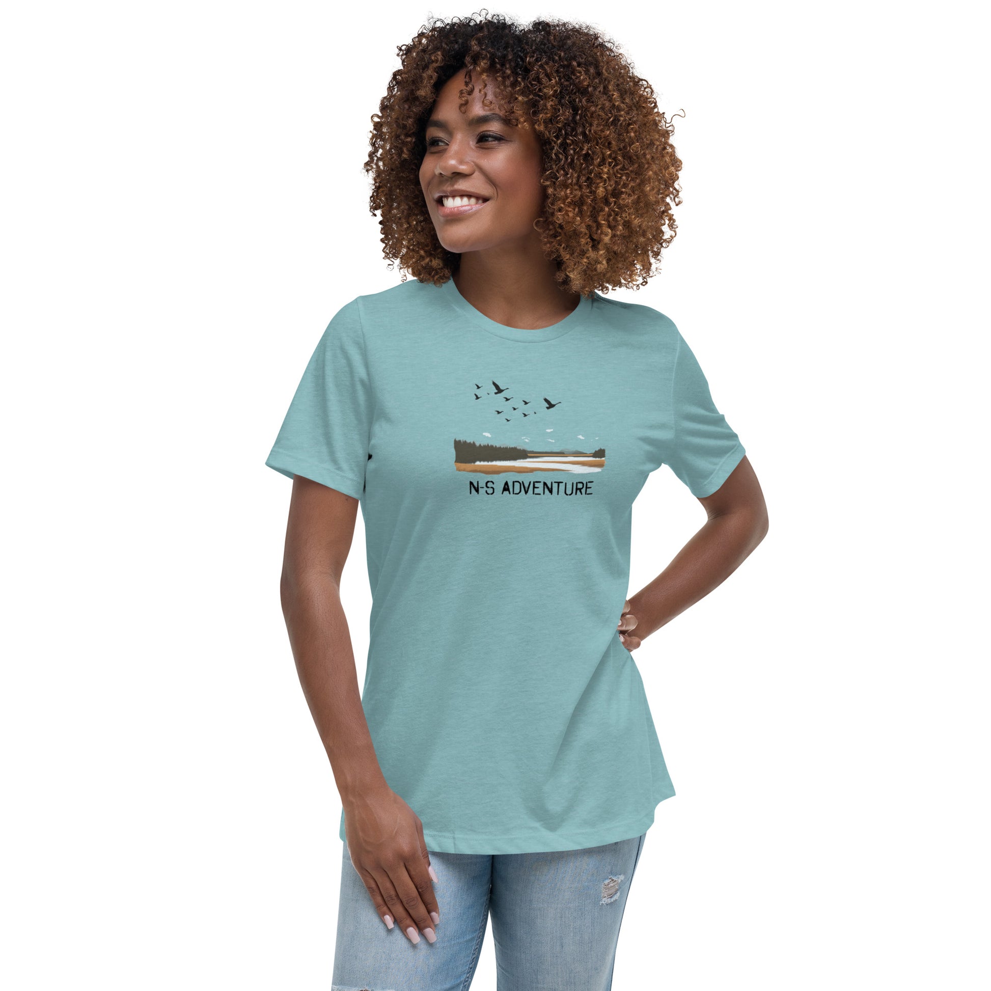 North-South Migrating Geese Women's Relaxed Tee