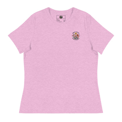 North-South Wildflower Chest Logo Women's Relaxed Tee