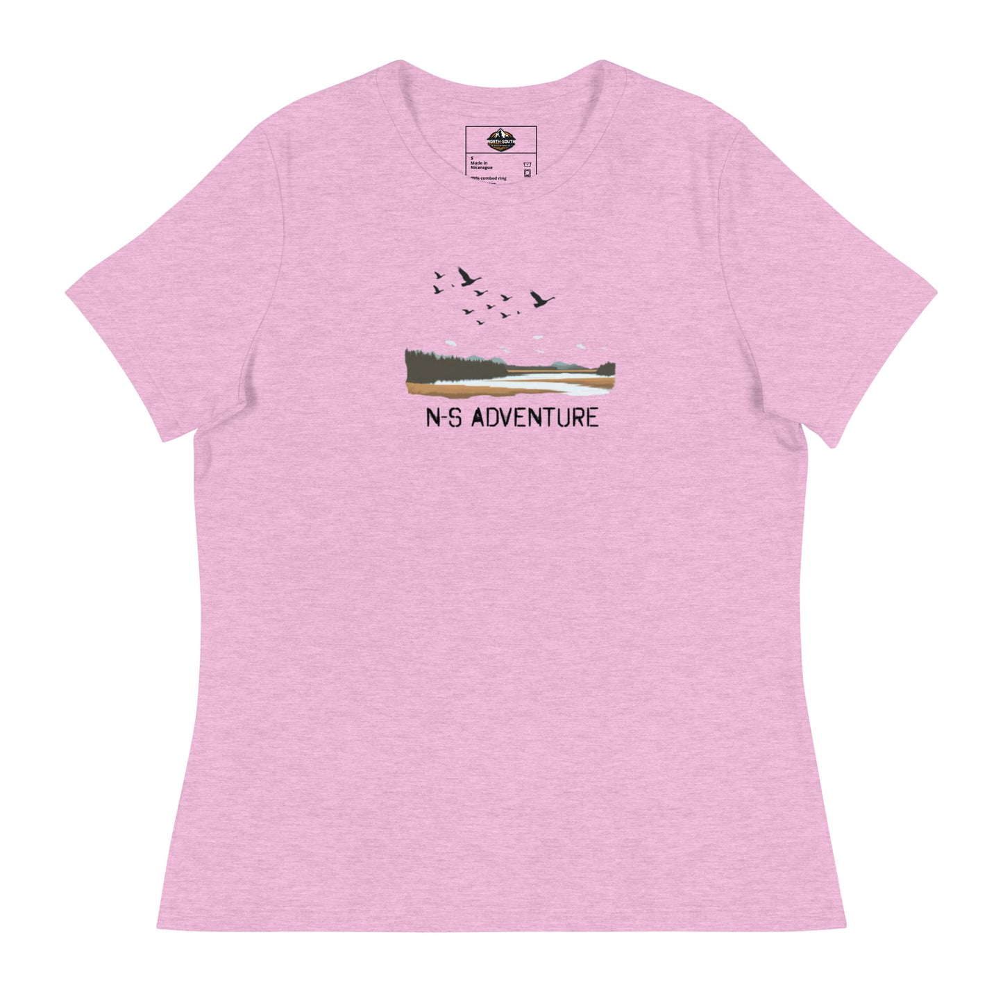 North-South Migrating Geese Women's Relaxed Tee