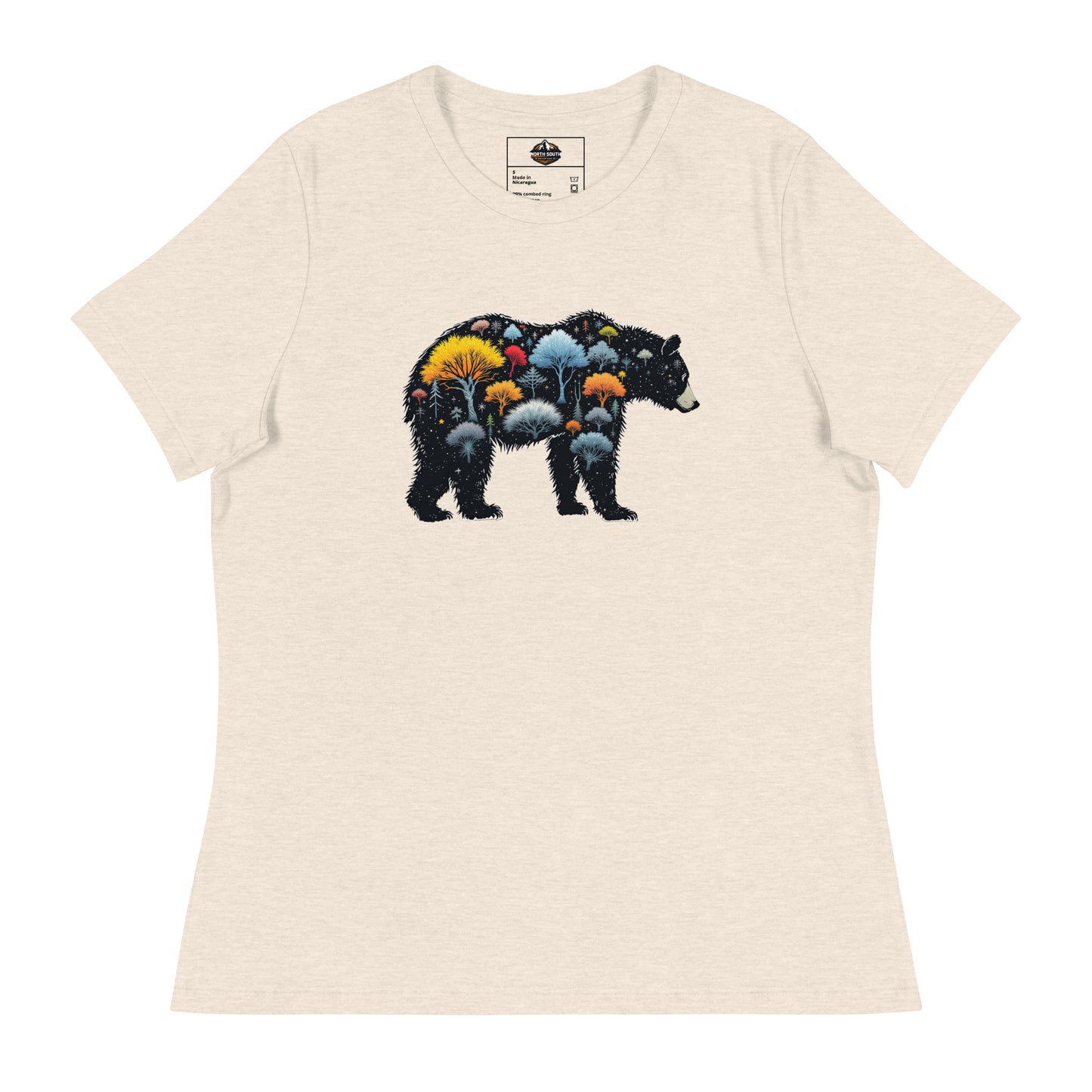 North-South Nature Bear Relaxed Women's Tee