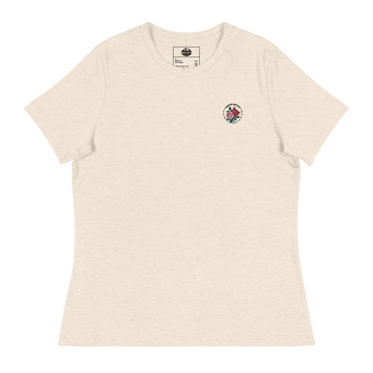 North-South Rose Chest Logo Women's Tee