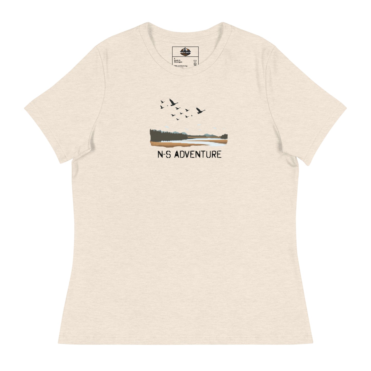 North-South Migrating Geese Women's Relaxed Tee