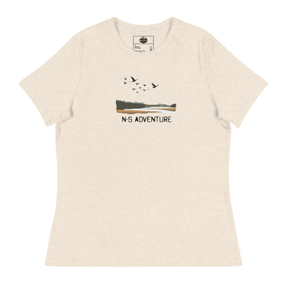 North-South Migrating Geese Women's Relaxed Tee