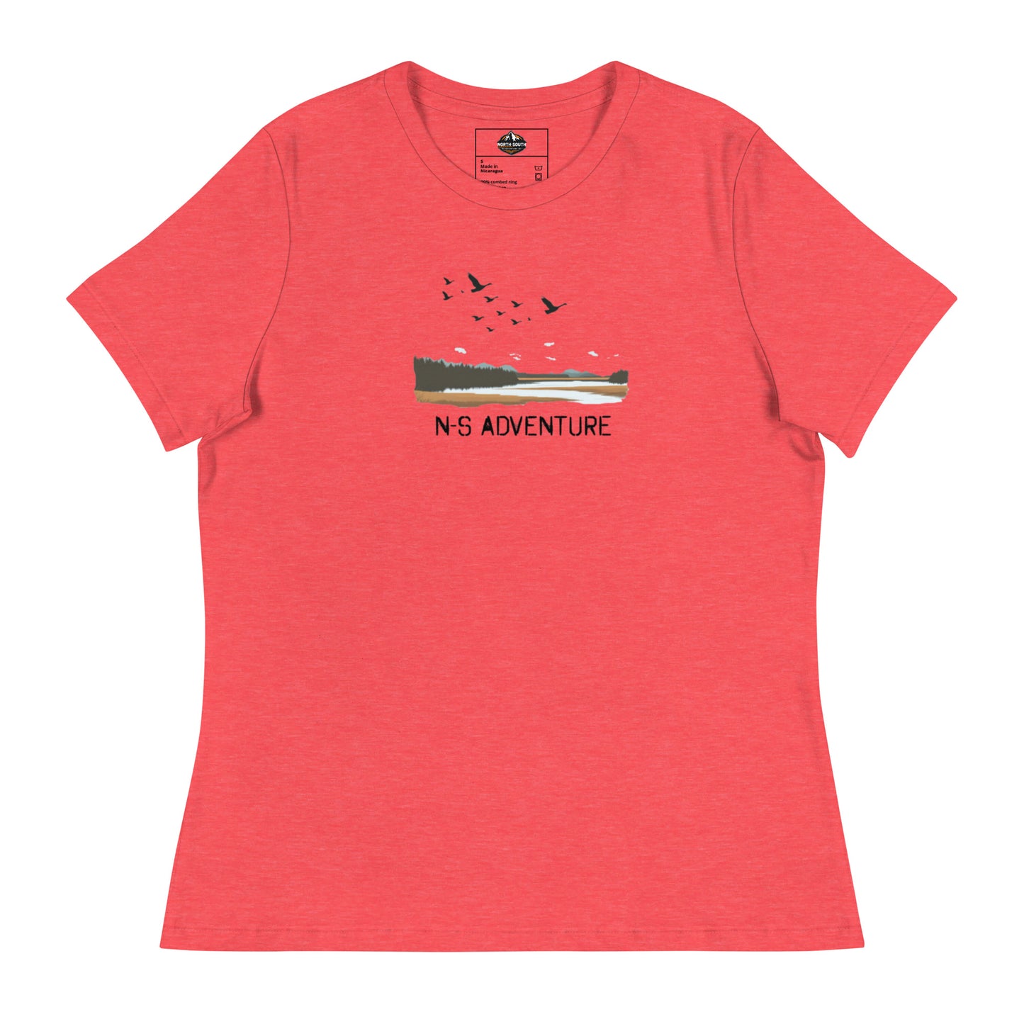 North-South Migrating Geese Women's Relaxed Tee