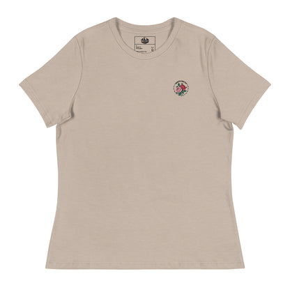 North-South Rose Chest Logo Women's Tee