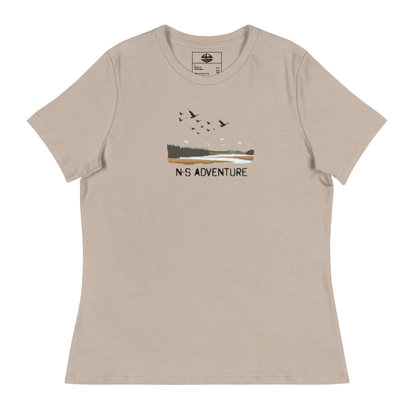 North-South Migrating Geese Women's Relaxed Tee