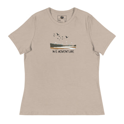 North-South Migrating Geese Women's Relaxed Tee