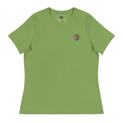 North-South Rose Chest Logo Women's Tee