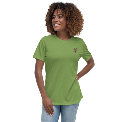 North-South Rose Chest Logo Women's Tee