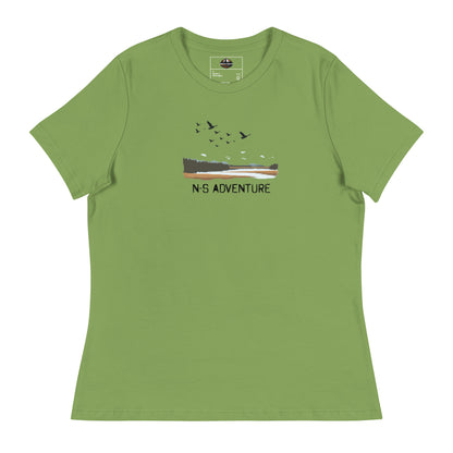 North-South Migrating Geese Women's Relaxed Tee