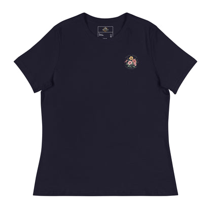 North-South Wildflower Chest Logo Women's Relaxed Tee