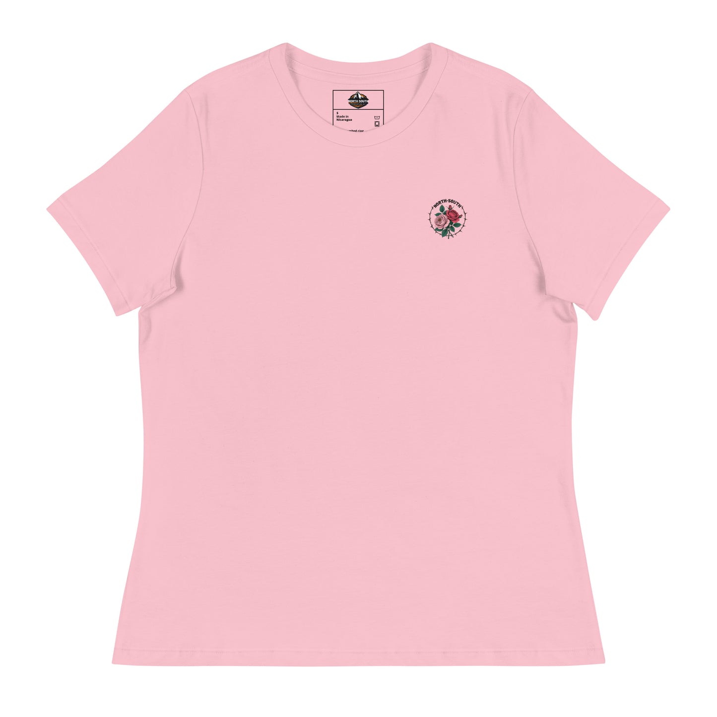 North-South Rose Chest Logo Women's Tee