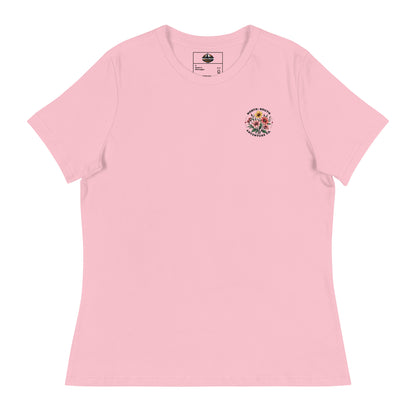 North-South Wildflower Chest Logo Women's Relaxed Tee