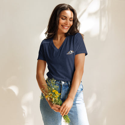 North-South Outdoor Women’s Relaxed V-neck t-shirt, summer, soft, ladies, heather
