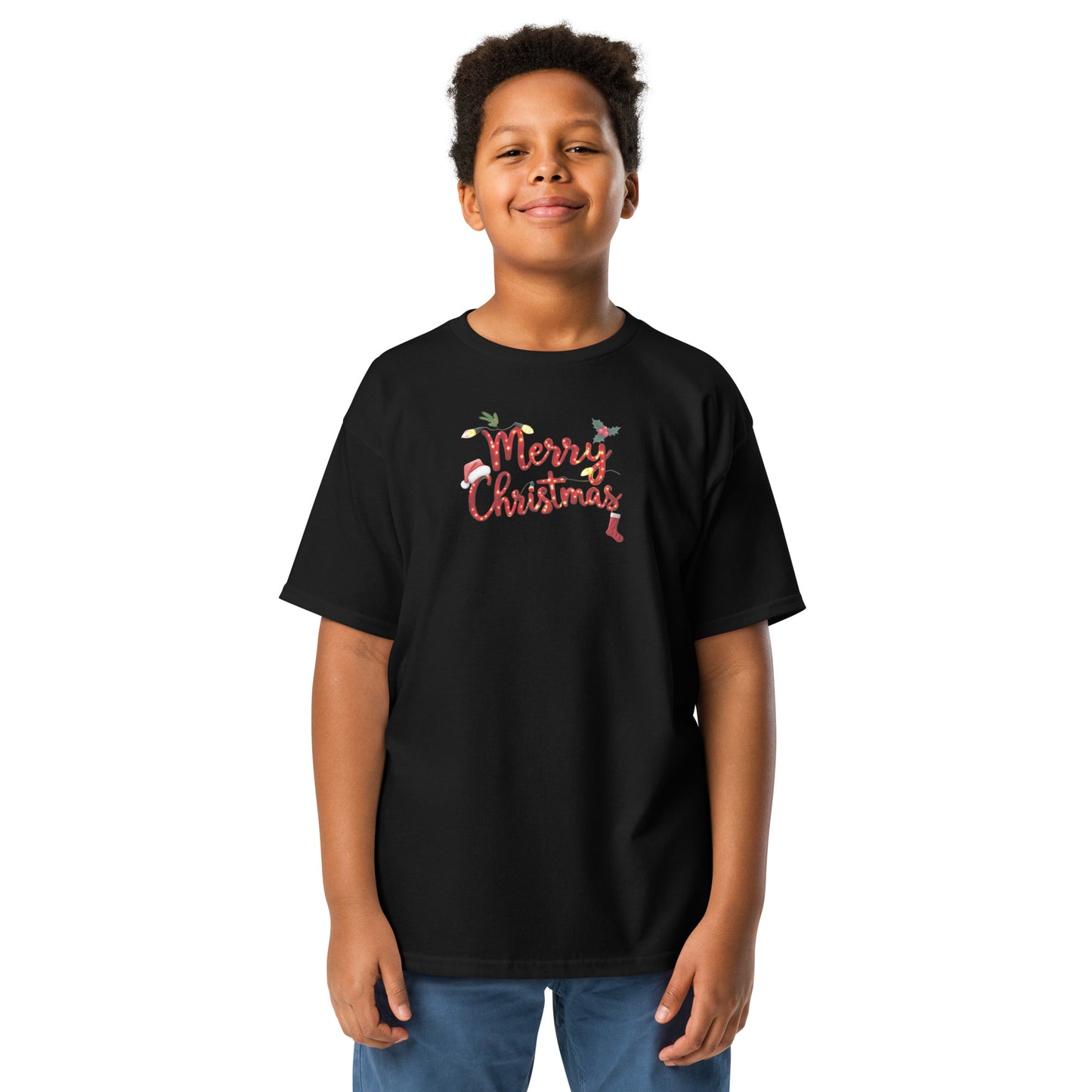 North-South Merry Christmas Youth Classic Tee