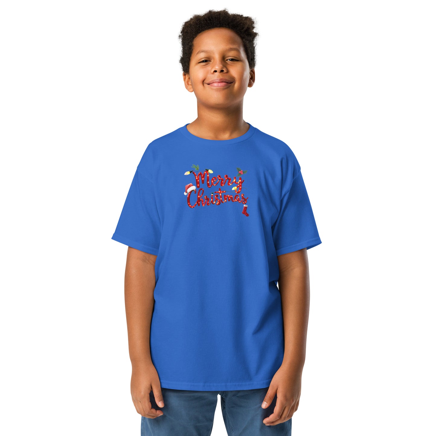 North-South Merry Christmas Youth Classic Tee